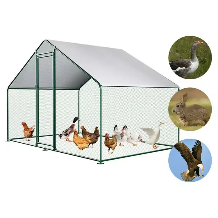 Nidos de cobertizo para cría de patos y pollos a gran escala para exteriores, jaulas para aves de corral de granja resistentes a la intemperie, accesorios simples y transpirables para suministros para mascotas - imagen 2