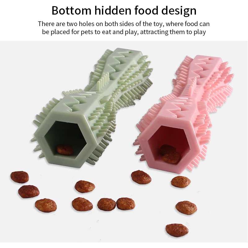 Juguetes para masticar duraderos para perros y cachorros, herramienta de limpieza de dientes Molar para mascotas, cepillo de dientes interactivo para perros pequeños, juguete para perros, Mascotas dentales - imagen 3