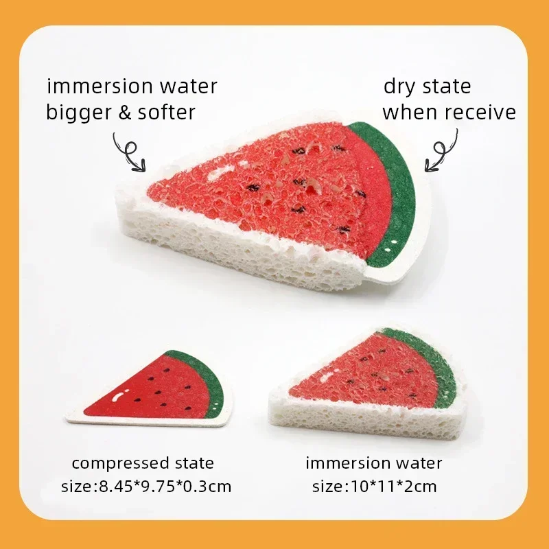 Estropajo fuerte para limpieza del hogar, esponja bonita para lavar platos, Herramientas de limpieza, 4 piezas - imagen 2