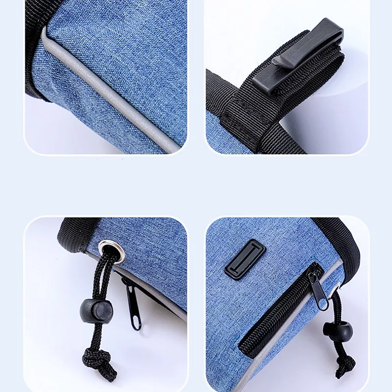 Dispensador de bolsas para excrementos de perros, bolsas de aperitivos para entrenamiento de perros, soporte para bolsas de excrementos, bolsas de comida de viaje para mascotas, accesorios para caminar para mascotas - imagen 5