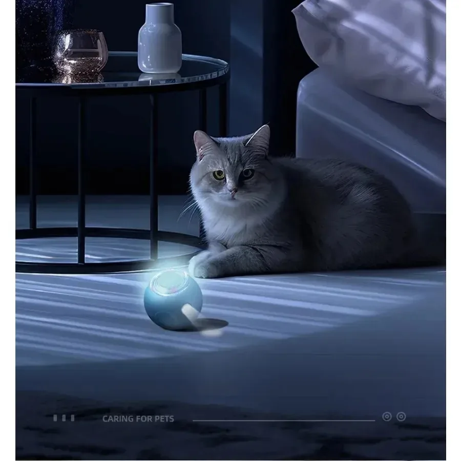 Bola interactiva para gatos – Juguete eléctrico automático - imagen 5
