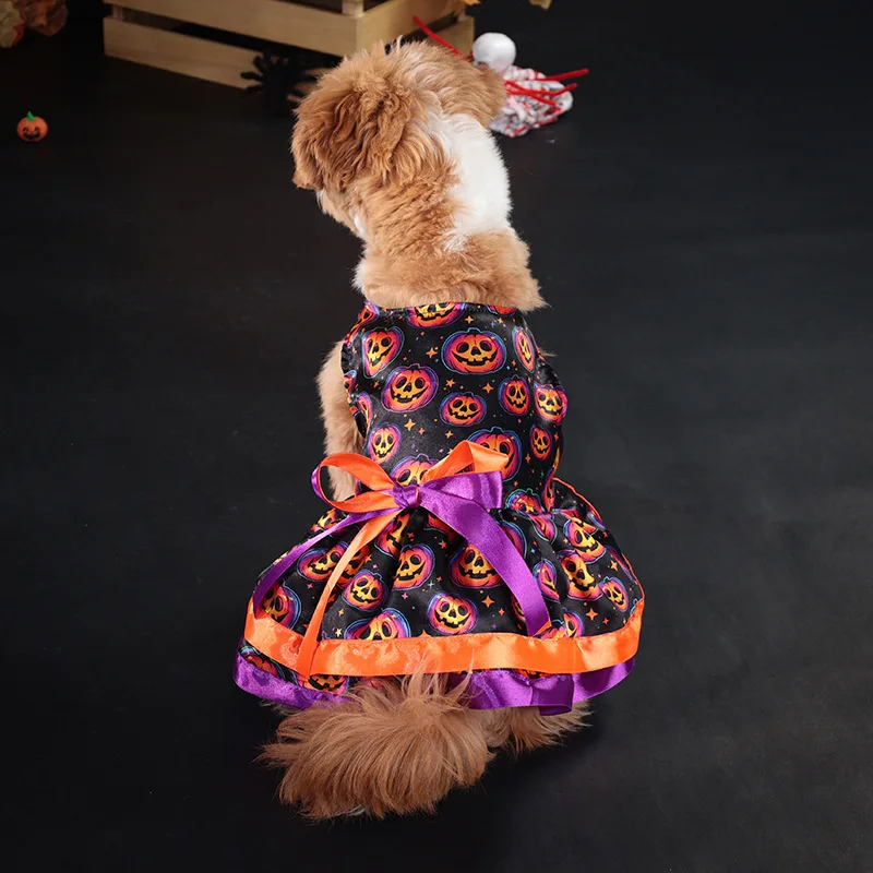 Vestido aterrador de Halloween para mascotas, traje de fiesta para perros, artículo Popular transfronterizo - imagen 3