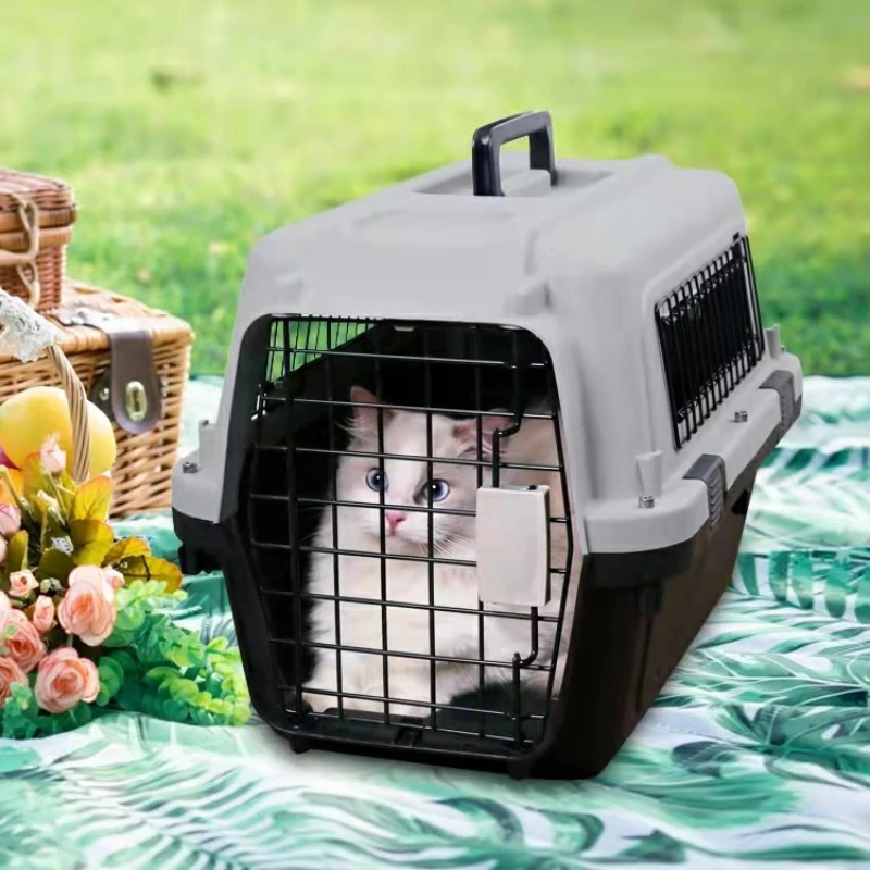 Caja de aire para mascotas, caja de aire para transporte de mascotas, jaula para gatos, portátil para salir de la cápsula espacial del vehículo - imagen 2