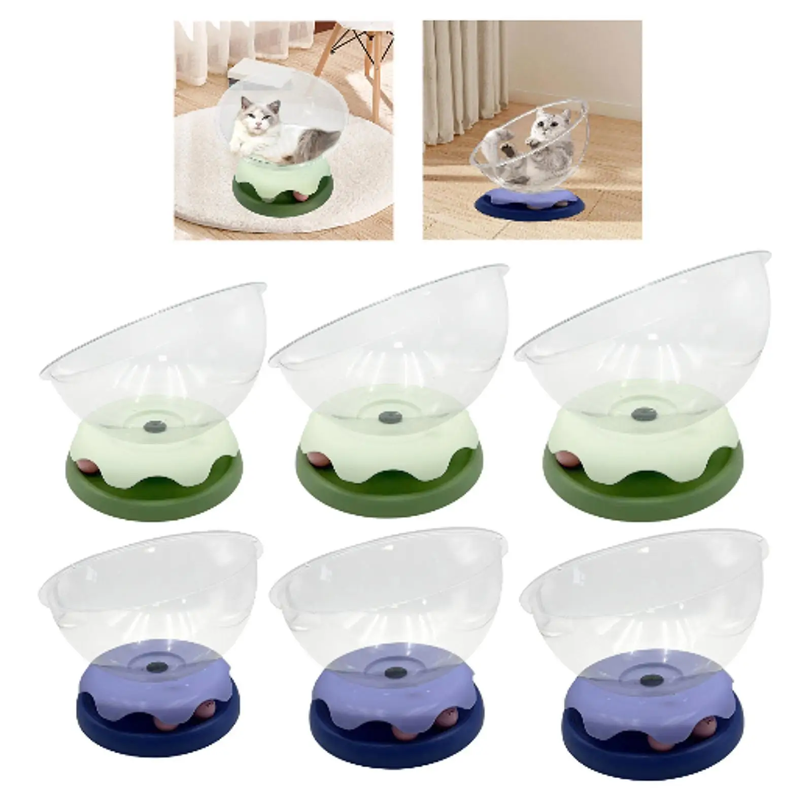 Cama cápsula para gatos, cama semicircular, centro de actividades universal, nido para gatitos, hamaca para gatos para descansar, dormir, jugar - imagen 3