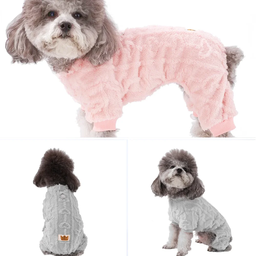 Ropa de invierno para perros grandes, pequeños, medianos, gatos, chaleco cálido y bonito para mascotas, abrigo suave de lujo para mascotas, chaqueta ligera transpirable para Chihuahua - imagen 4