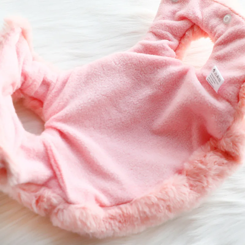 Ropa para perros, ropa de otoño e invierno, ropa gruesa acolchada de algodón de princesa para gatos, conjunto inferior de dos piezas, suministros para mascotas de peluche para perros pequeños - imagen 5