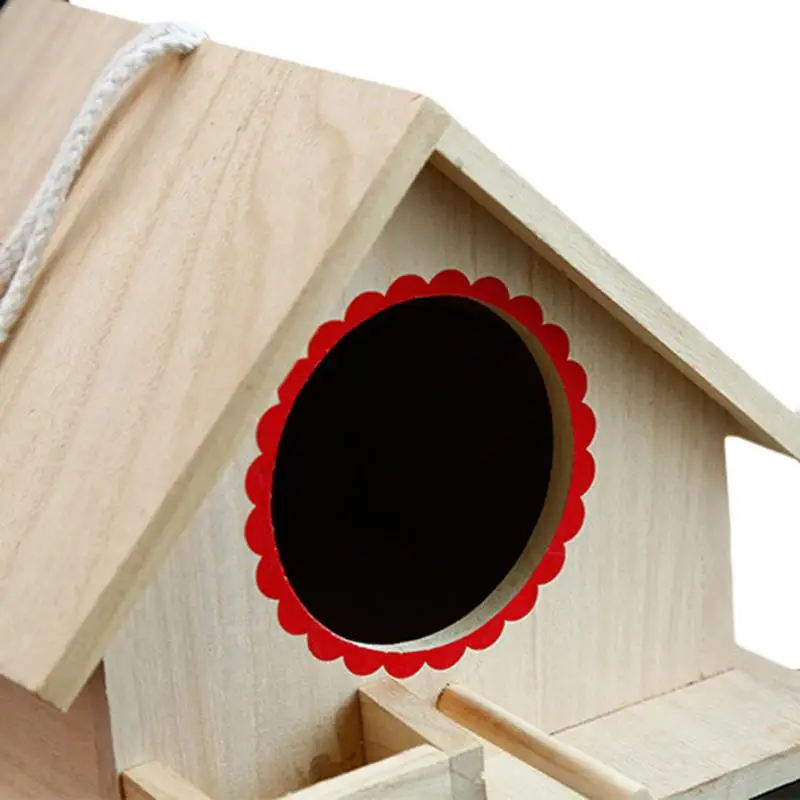 Pajareras para exteriores resistentes a la humedad, nido de descanso para pájaros, jardín, Patio, decorativo para gorriones, colibrí, pinzones - imagen 2