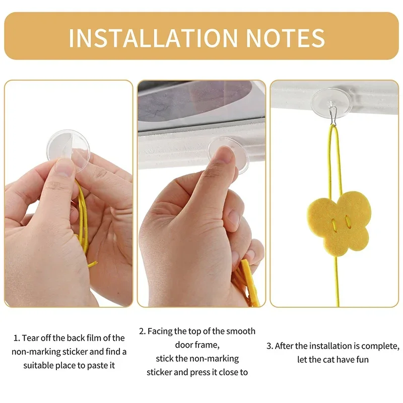 Juguete interactivo de piezas para gatos, simulación colgante, juego divertido para gatitos, 1 unidad - imagen 5