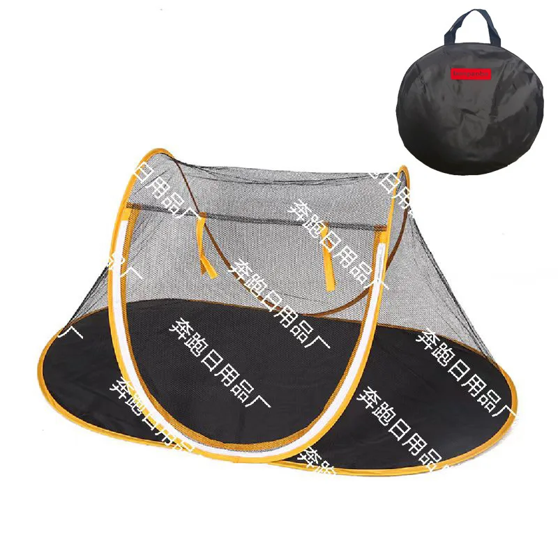Tienda de campaña para mascotas, jaula para perros, almacenamiento plegable, tienda para perros y gatos, jaula nido para mascotas de viaje al aire libre, viene con bolsa de almacenamiento - imagen 5