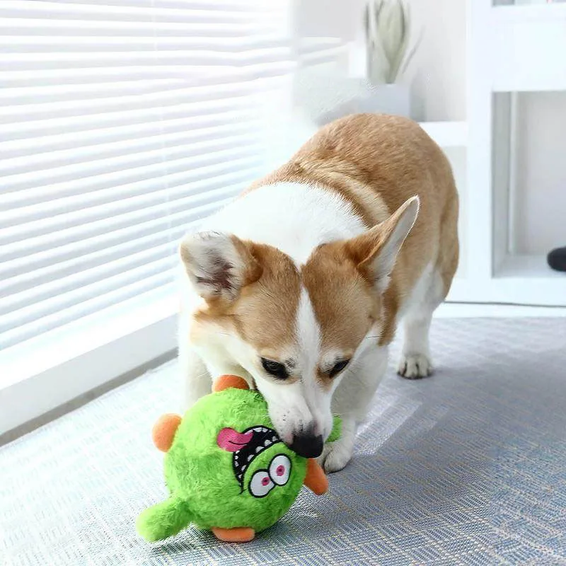 Juguetes chirriantes interactivos para cachorros – Limpieza dental - imagen 3