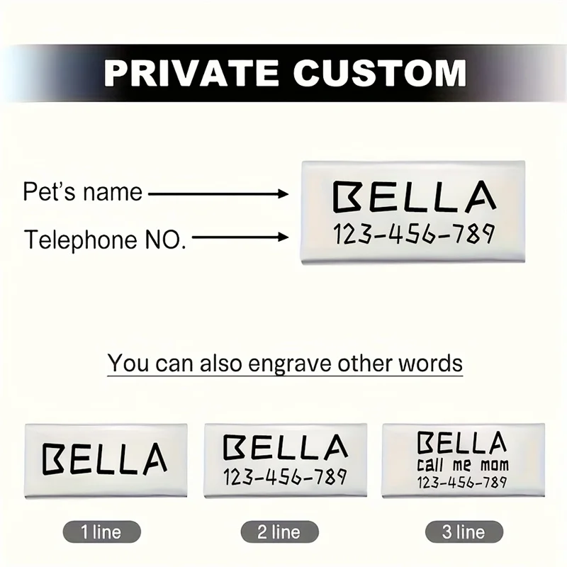 Collar de gato reflectante personalizado, collares de seguridad separables para gatos con campana, collar con placa de identificación de liberación rápida, grabado gratis - imagen 5