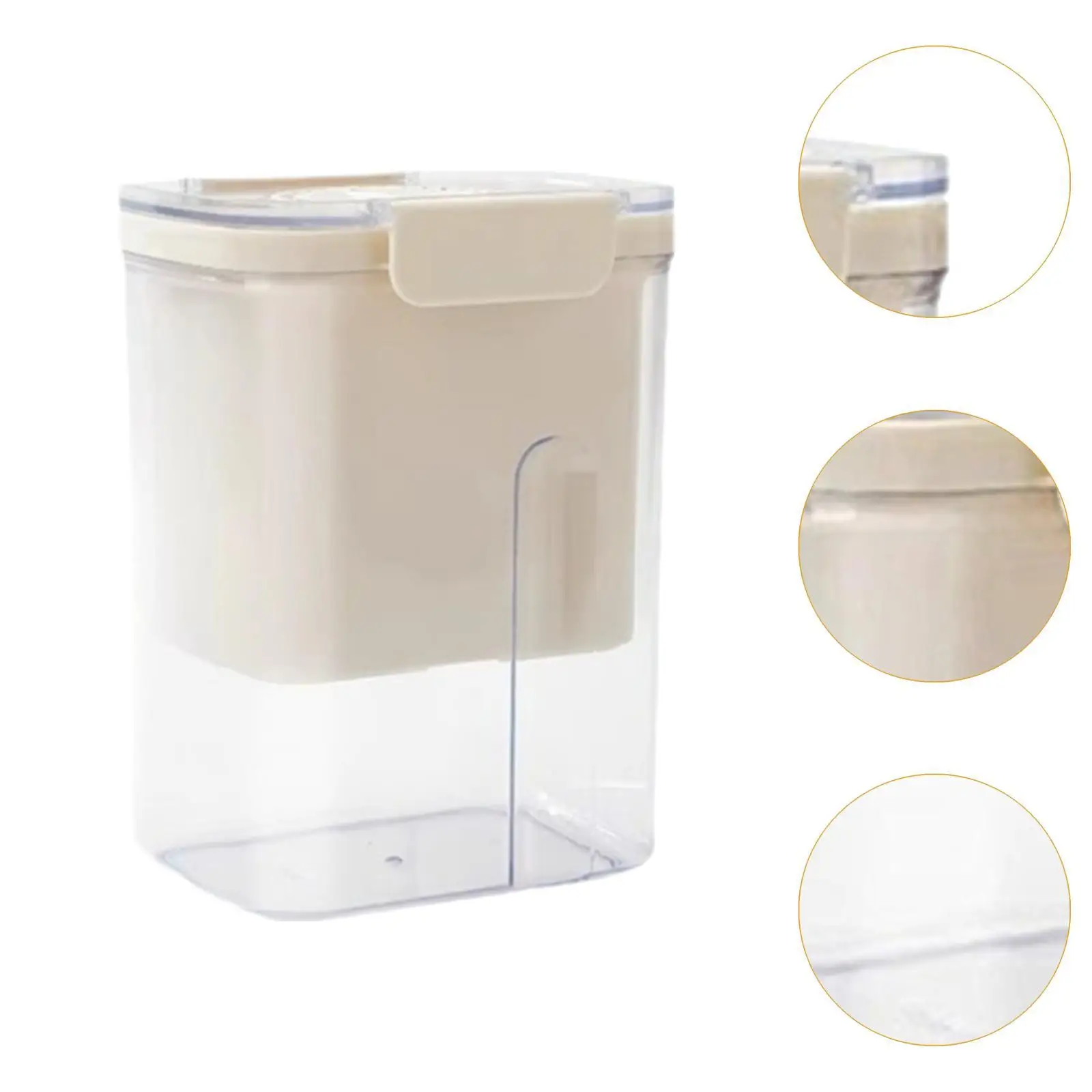 Yogurt Strainer Easy to Clean Multifunctional Manual Homemade Yogurt Tool Fine Mesh Whey Separation Yogurt Filter Maker 1.6L