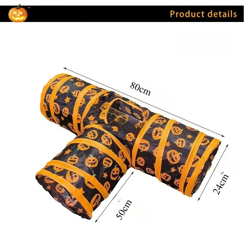 Juguetes de Halloween, variedad de juguetes para gatos, juego de combinación interactiva, juguete para gatitos, palo divertido para gato, campana de ratón de Sisal - imagen 4
