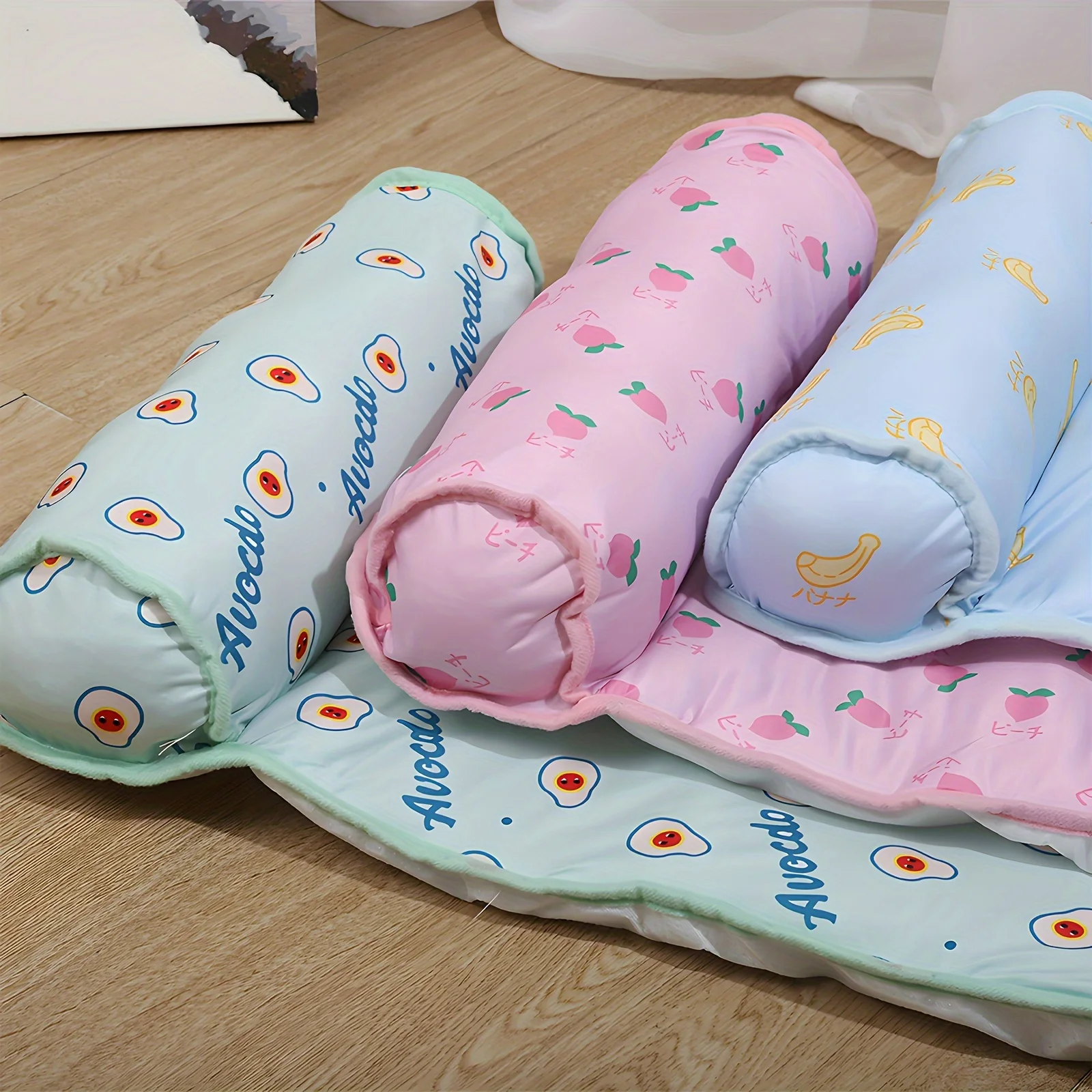 Estera refrescante para mascotas con almohada, antideslizante, cómoda cama para perros y gatos para todos los tamaños, ideal para uso interior/exterior, estera refrescante para mascotas - imagen 4