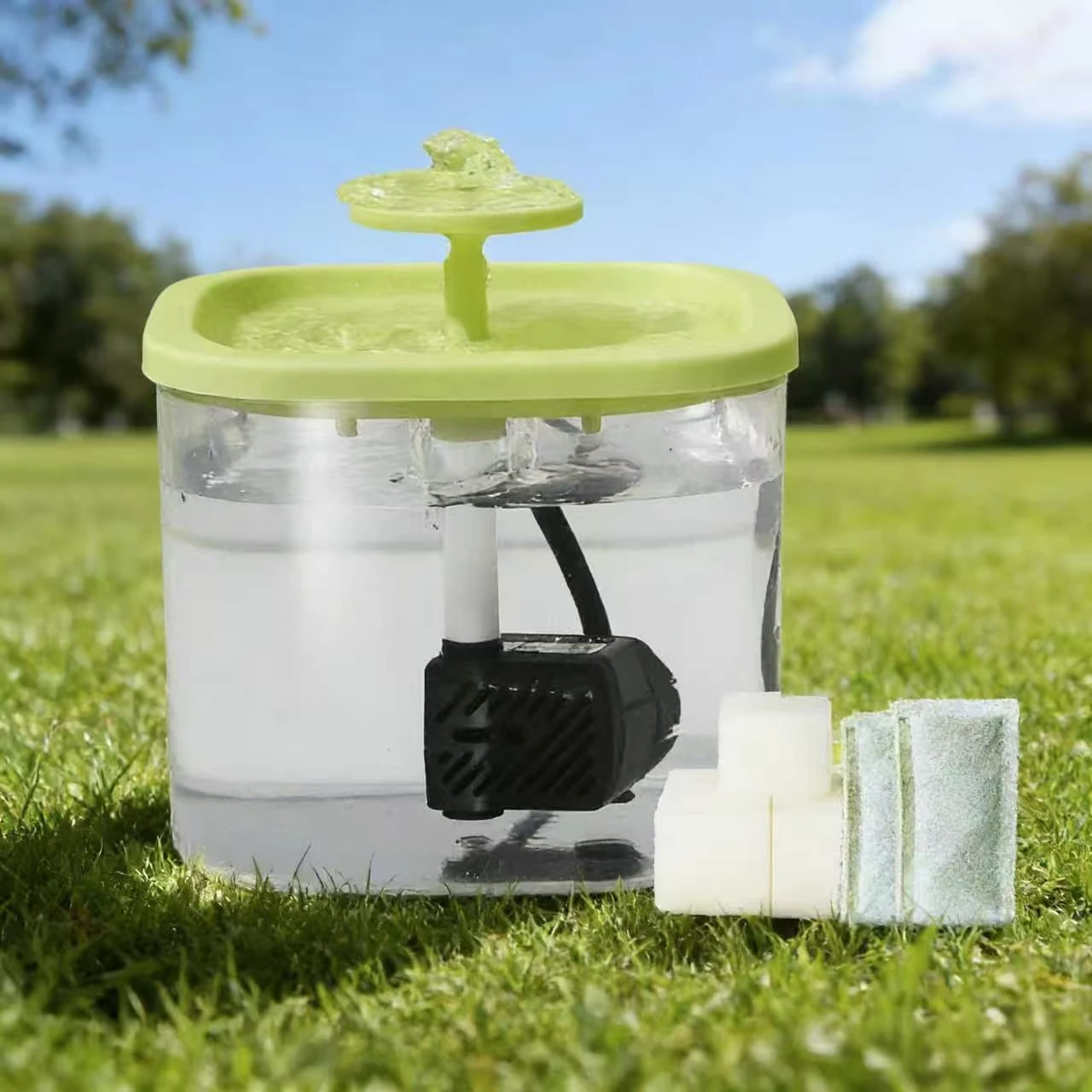 Fuente de agua silenciosa para gatos y perros – 1L automática - imagen 4