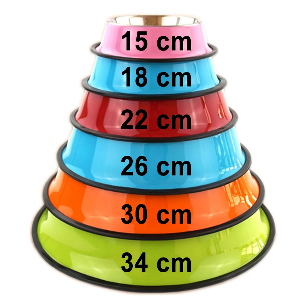 Comedero y bebedero acero inoxidable antideslizante para perros y gatos - imagen 5