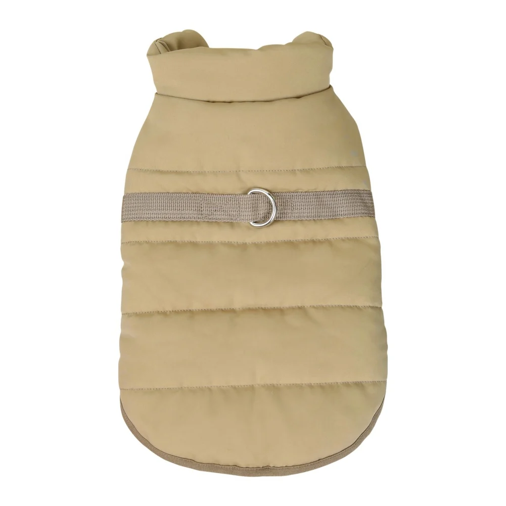 Detalle del cuello y parte interior suave del abrigo