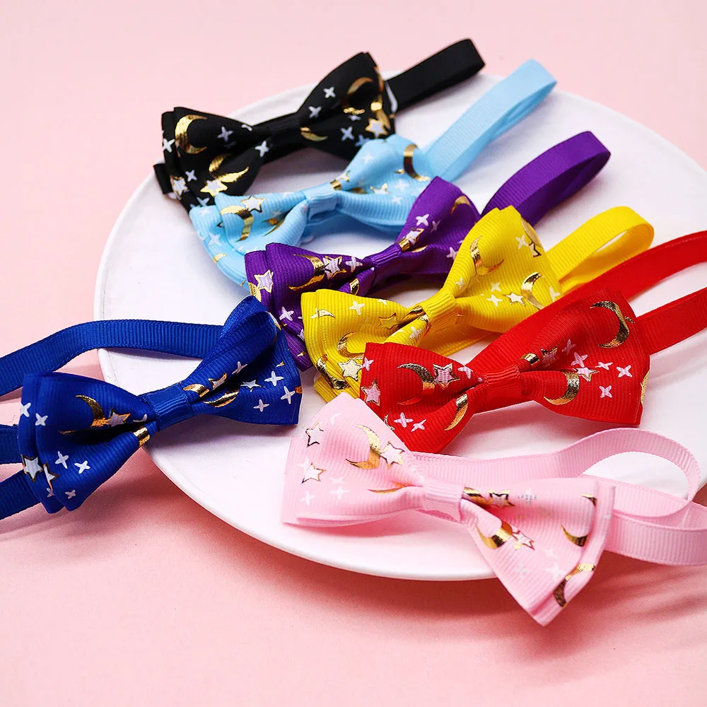 Pajaritas para perros de 50ps para Festival de Ramadán, suministros para mascotas, cuidado de perros pequeños y gatos, pajarita para mascotas, Collar para perros, decoraciones para el cuidado de fiestas - imagen 5