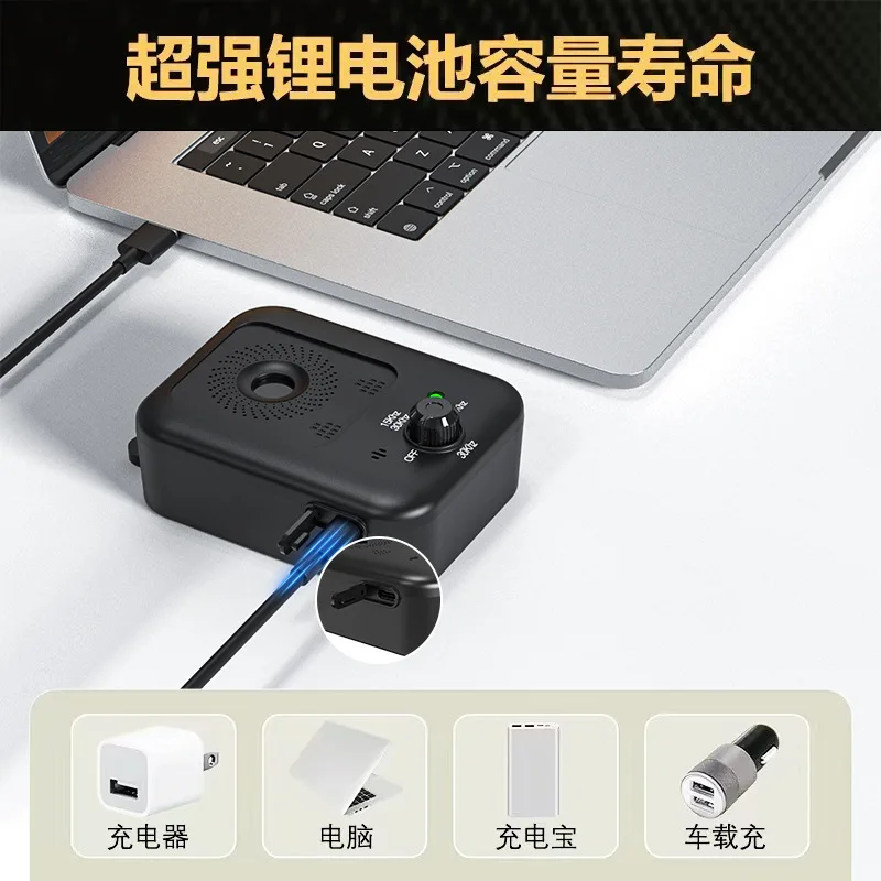 Repelente de perros inteligente electrónico ultrasónico, portátil, para exteriores, antimordeduras de perros, dispositivo antiladridos de alta potencia, suministros para mascotas - imagen 5