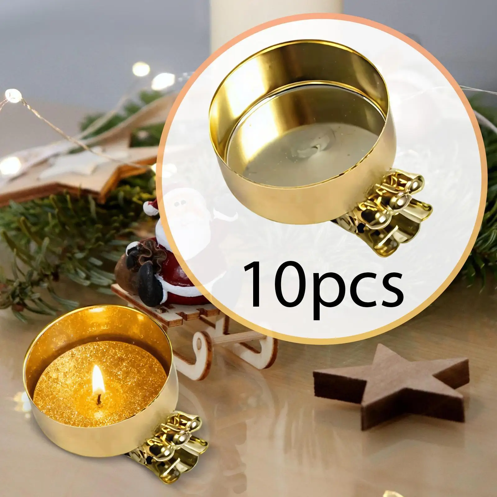10x Christmas Tree Candle Clips Sturdy Candle Clips Easy to Install 4.8 x 4 x 3.5 cm Iron for Festive Decoration Wedding 10x Christmas Tree Candle Clips Sturdy Candle Clips Easy to Install 4.8 x 4 x 3.5 cm Iron for Festive Decoration Wedding