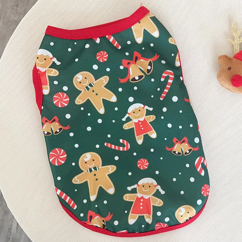 Christmas Dog Clothes Cotton Clothing Hoodies for Small Dogs Cats Vest Shirt Puppy Dog Costume Chihuahua Outfit Dogs Gifts - imagen 4