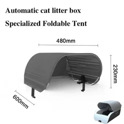 Inodoro automático para gatos con capucha anti-olor y protección anti-salpicaduras