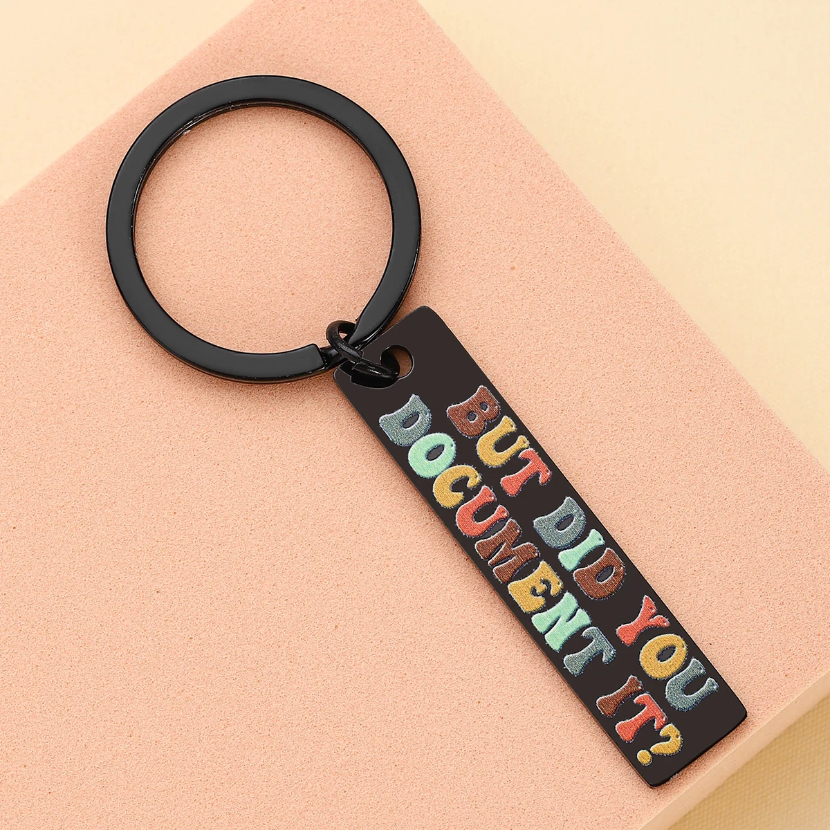 Llavero "But You Did", regalo de agradecimiento de escritorio de oficina, regalo de oficina para compañeros - imagen 2