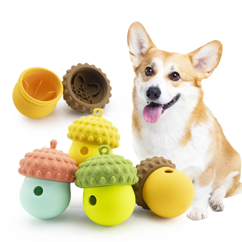 Juguetes interactivos divertidos para perros y cachorros, bolas para masticar, rompecabezas, juguetes de dentición para perros pequeños, dispensador de bienestar - imagen 2