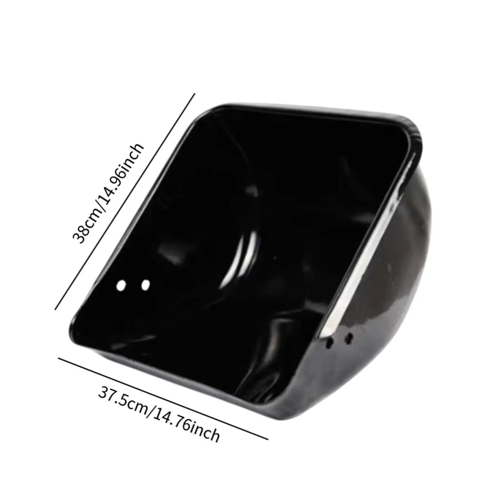 Pig Feeding Trough Sow Feeder Bowl Pig Waterer, Easy to Install Fodder Container Large Capacity Feed Bowl Pig Feeder