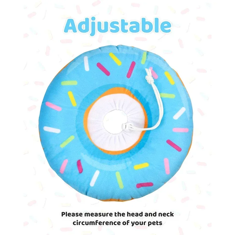 Cono de recuperación suave ajustable para gatos, Collar protector para curación de heridas elisabetanas después de la cirugía, adecuado para gatitos - imagen 2