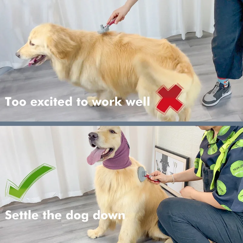 Happy Sudadera con capucha para perros y gatos: la herramienta milagrosa original de aseo y secado por fuerza para aliviar la ansiedad y calmar perros - imagen 5