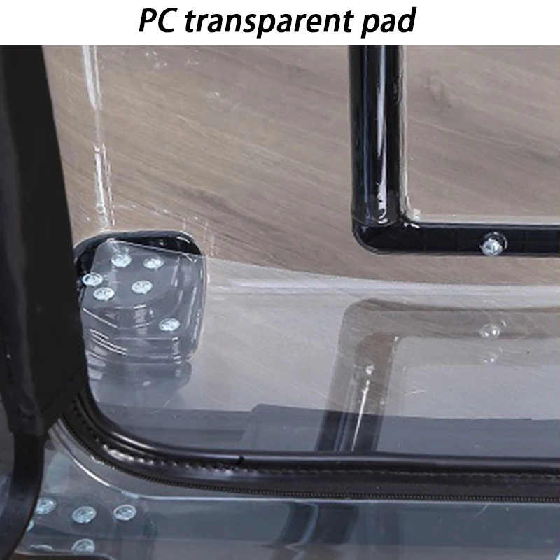 Carrito transparente lujo para gatos con ruedas transpirable exteriores - imagen 5