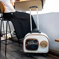 Beige tie rod bag