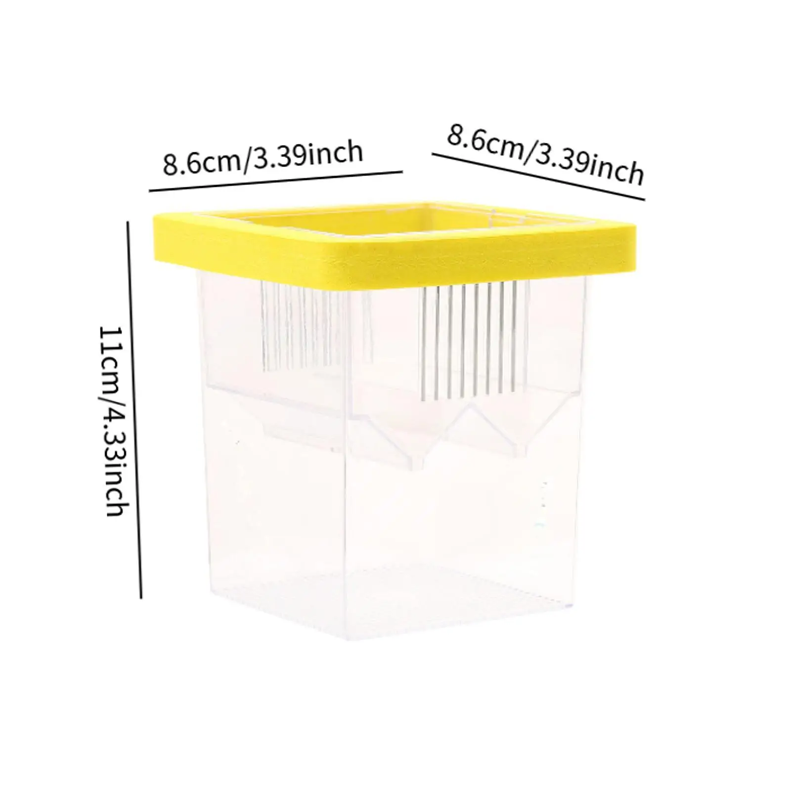 Floating Incubations Box Fish Breeding Box Aquarium Breeder Feeder Fish Tank Hatchery Fish Isolation Box for Baby Fishes Betta