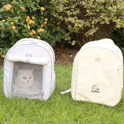 Mochila transportín expandible antiestrés para gatos y perros