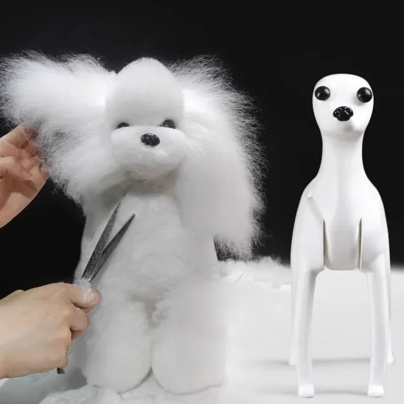 Maniquí peluche perro para prácticas de peluquería canina profesional