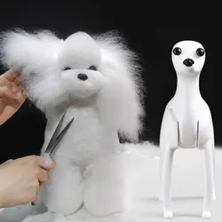 Maniquí peluche perro para prácticas de peluquería canina profesional