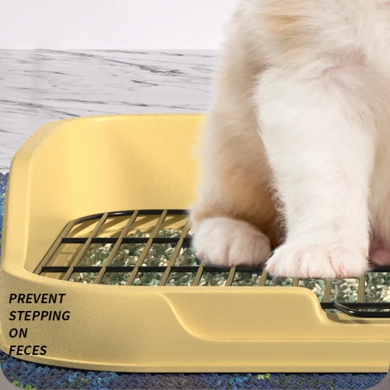 Dog Toilet Iron Frame Dogs Litter Box Puppy Training Indoor Dog Litter Box Washable Dogs Urinal Poop Basin Toilet Pet Supplies - imagen 3