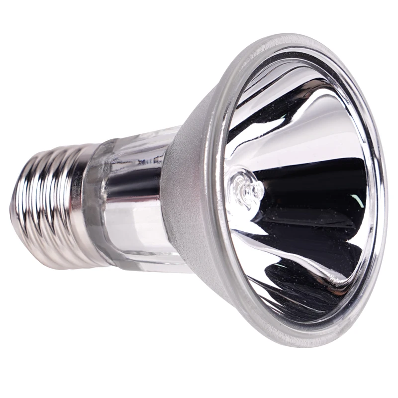 Lámpara para reptiles UVA + UVB 3,0, 25/50W, anfibios para mascotas, lagartos, bombilla de calefacción, tortuga, lámpara para tomar el sol, luz de calefacción E27, espectro completo - imagen 3