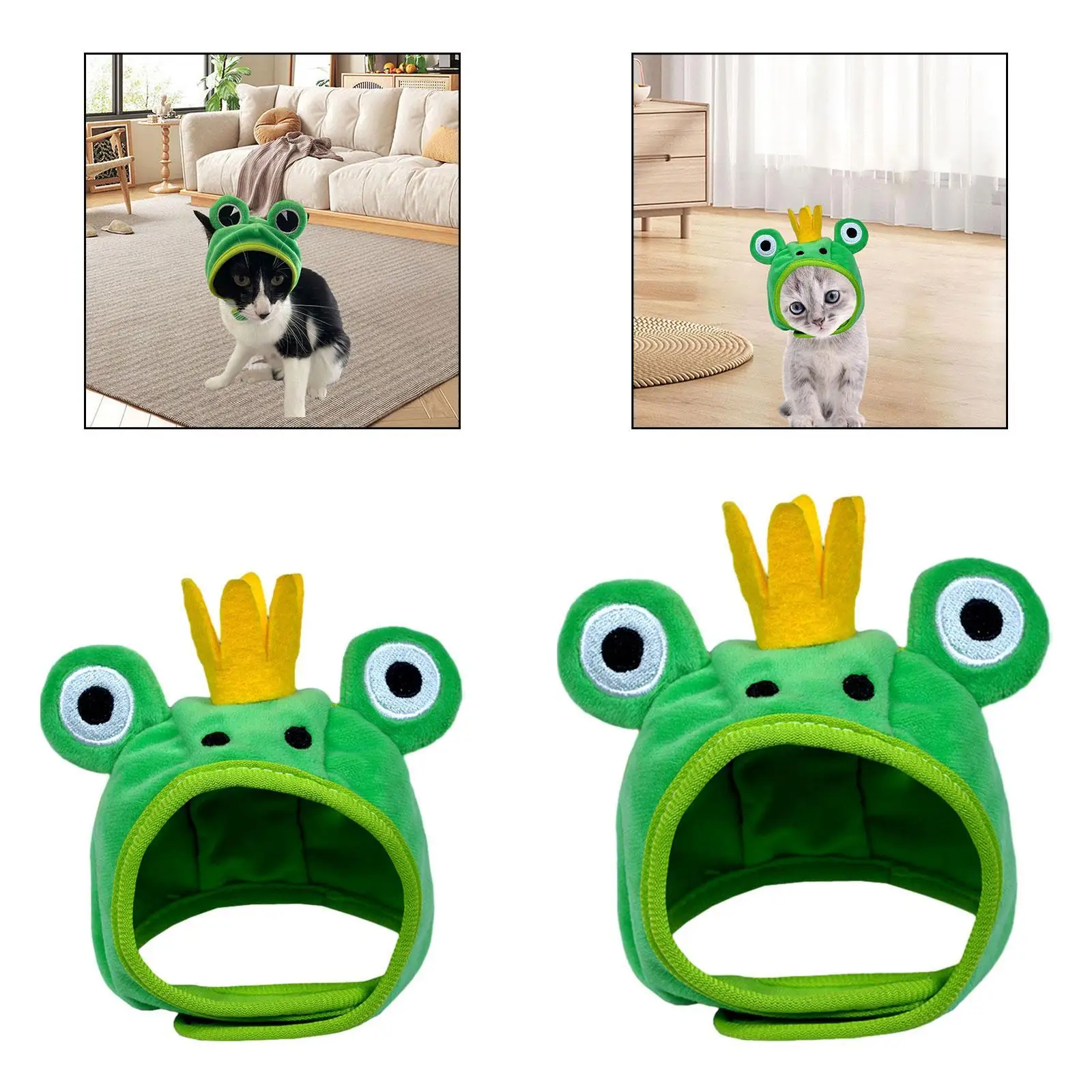 Cat Hat Cats Costume for Kitten Puppy Soft Small Pet Headwear Festival