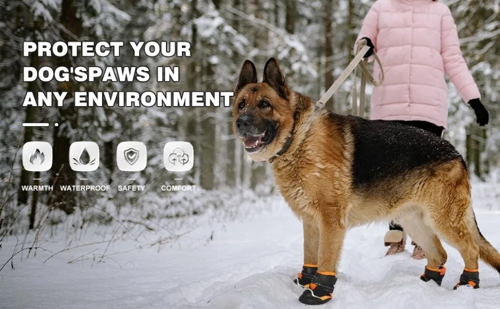 Botines impermeables para perros ATUBAN