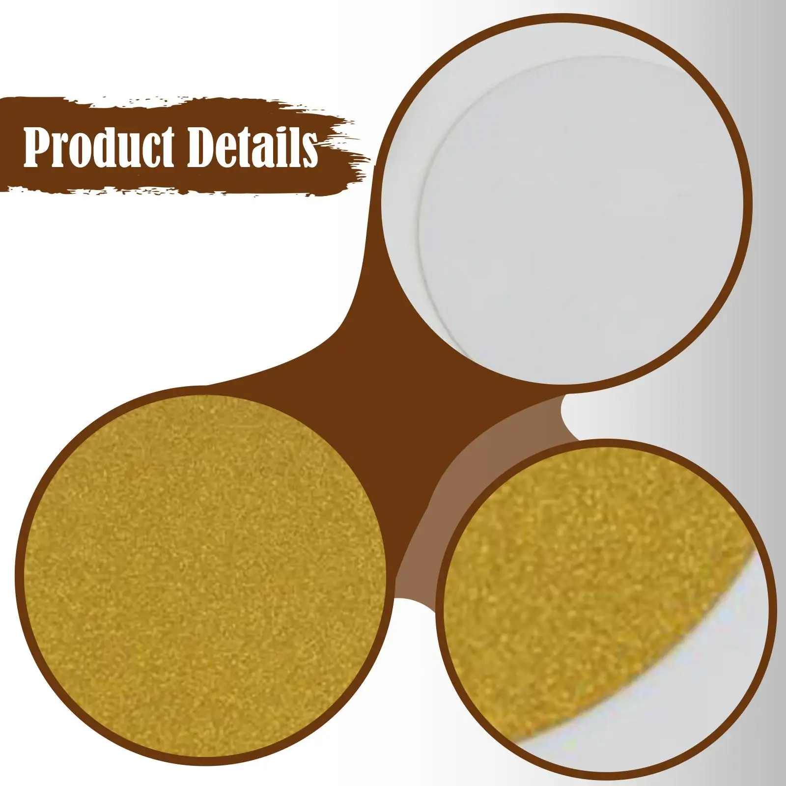 100x insignia de botón de papel en blanco, purpurina, accesorios, portátil, suministros para hacer botones, tarjeta redonda en blanco, fabricación artesanal, para cumpleaños, Navidad - imagen 5