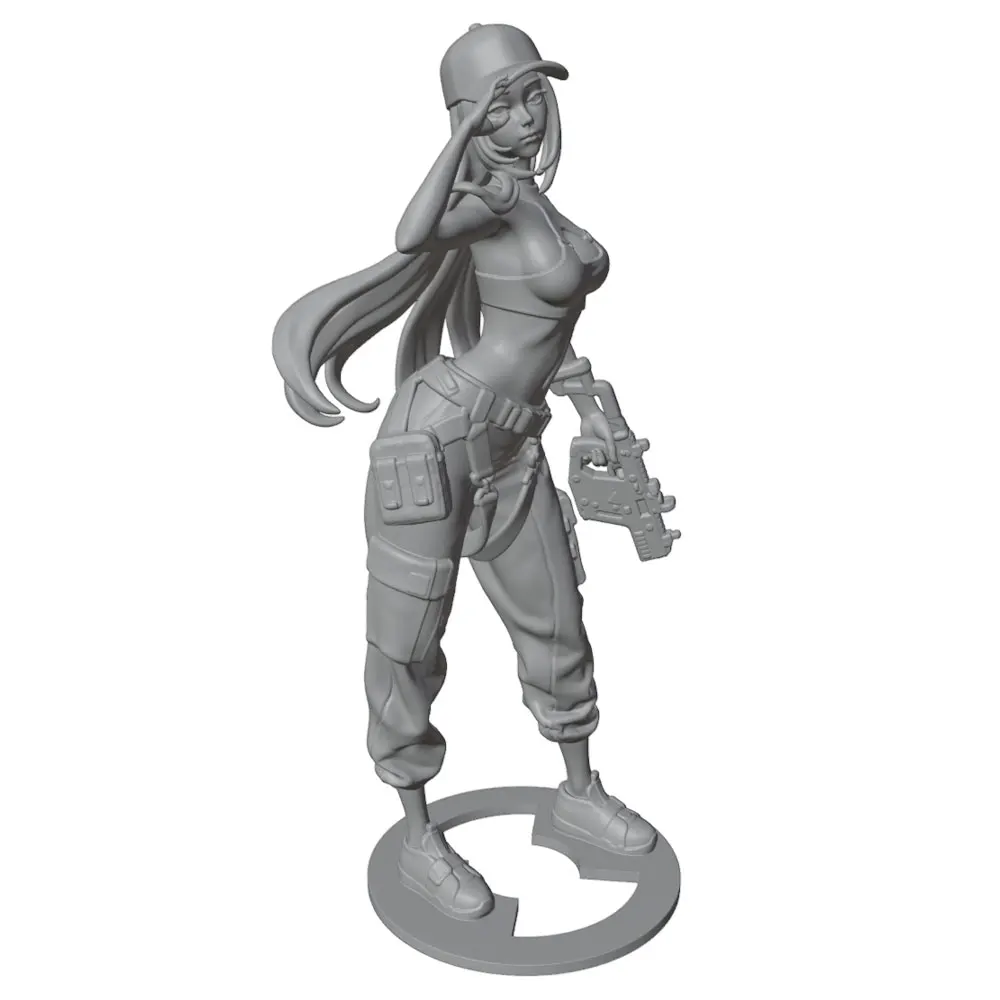 Garage kit 1/24 – Figura de personaje anime impresa 3D sin montar - imagen 4