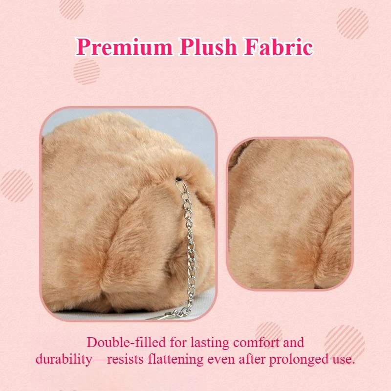 Hamaca cálida de invierno para mascotas, cama colgante de felpa suave para conejillos de indias, erizos, colchoneta acogedora para dormir para jaula de animales pequeños - imagen 3