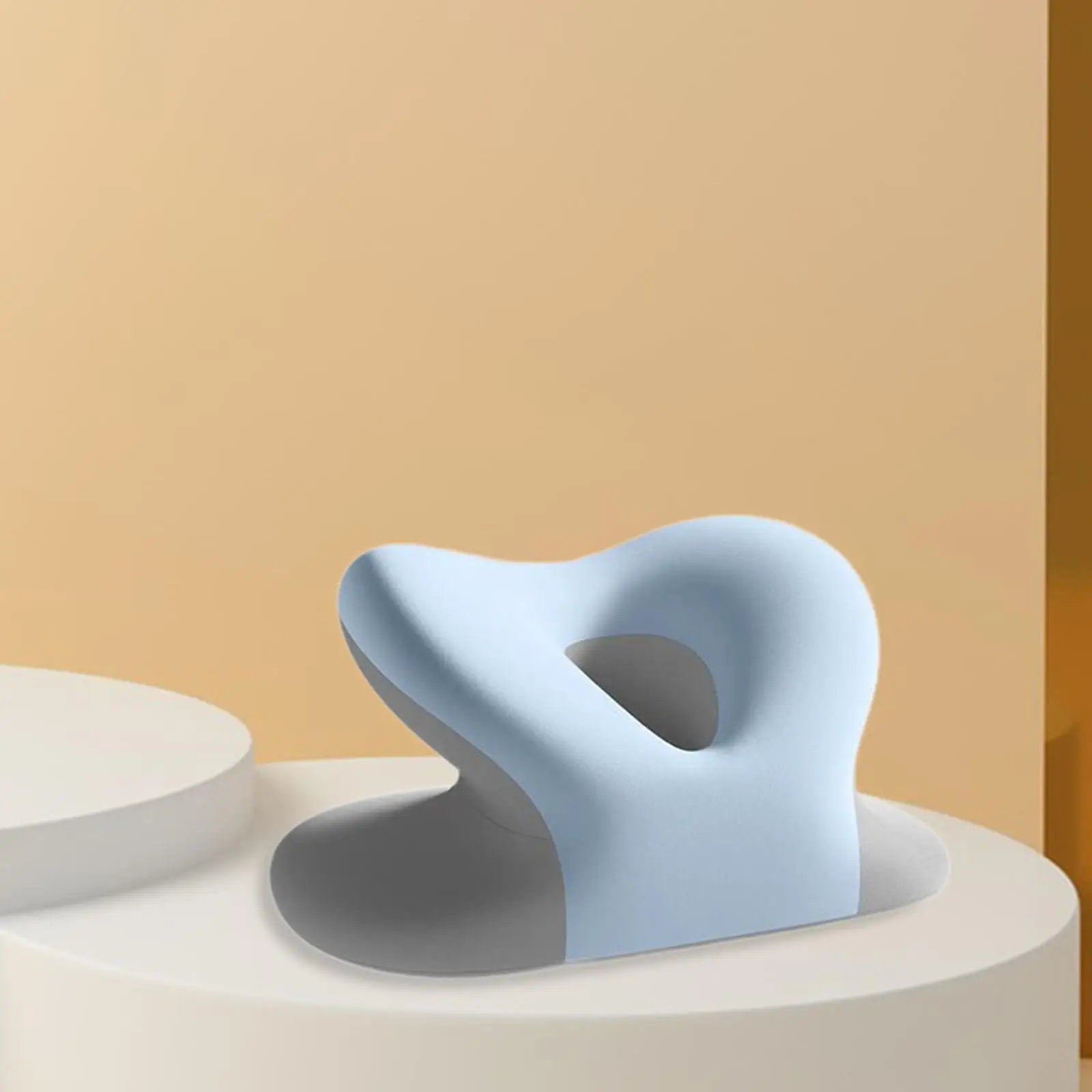 Nap Sleeping Pillow Multifunction Neck Cushion Comfortable Head Cushion Slow Rebound Face Down Desk Pillow Face Cradle Neck Pad