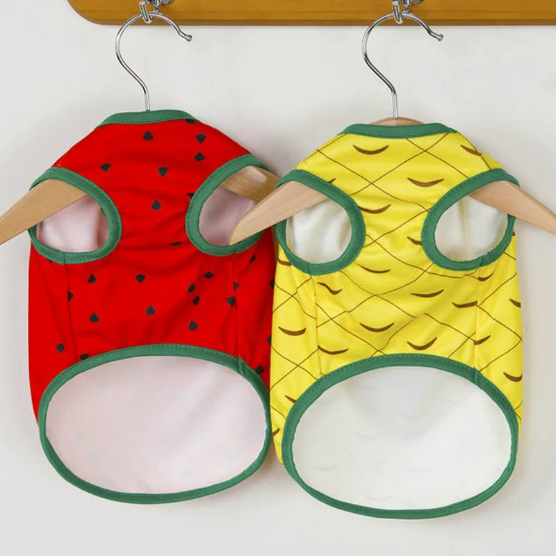 Ropa fina de verano para perros, chaleco para cachorros, Sudadera con capucha sin mangas para perros pequeños, Chihuahua, caniche, disfraz rojo y amarillo, camiseta sin mangas para perros, ropa XL - imagen 2