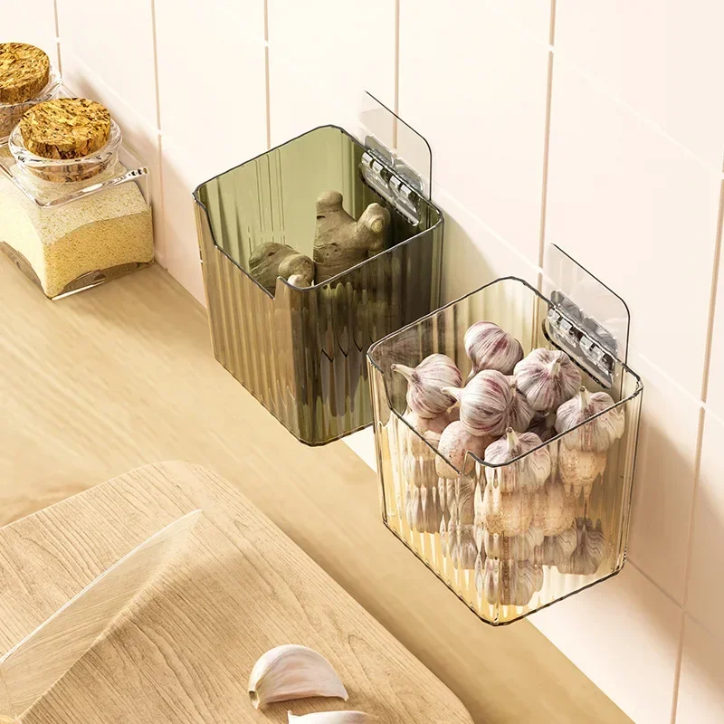 Estuche de almacenamiento multifunción para baño, caja de almacenamiento de cosméticos para cocina, organizador lateral de especias para nevera, cesta de contenedor - imagen 4