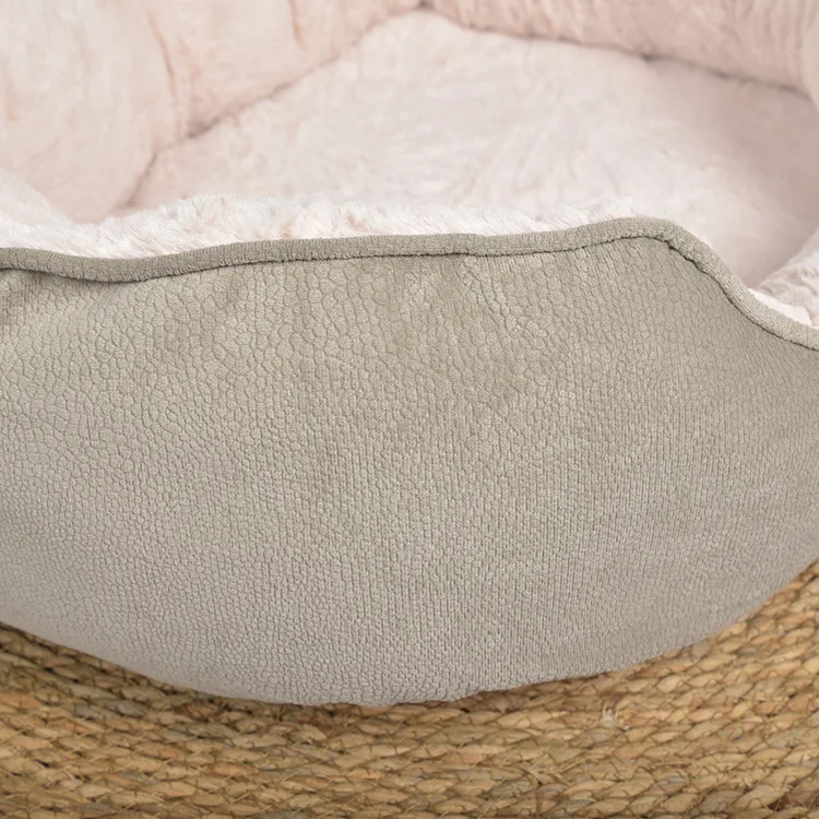 Perrera ovalada, nido para gatos, almohadilla para perros para todas las estaciones, cama para perros de invierno, suministros cálidos para mascotas - imagen 4