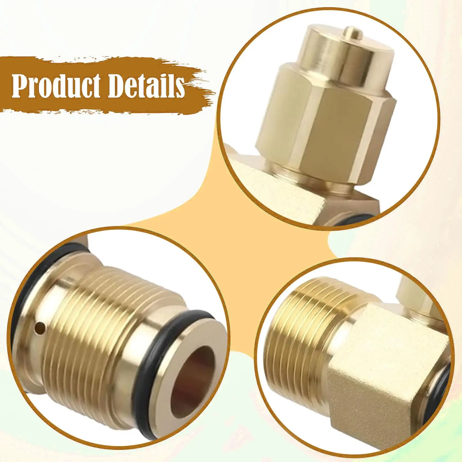 Salida de agua de repuesto para adaptador de bomba de lavadora a presión, conector resistente y fácil de instalar para campo doméstico, barco de emergencia, granja - imagen 5