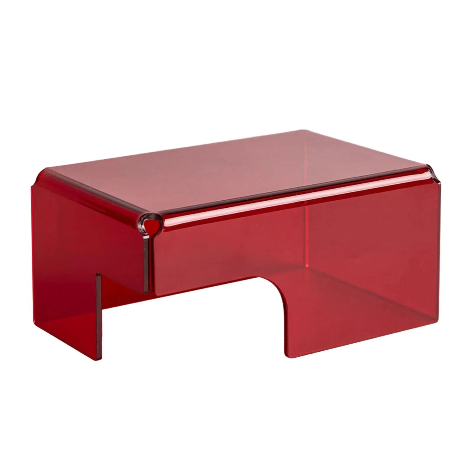 Reptile Hideout, Easy to Clean Red House, Habitat Decor Hide Box for Leopard, Gecko, Rodents, Small Pet, Bearded Dragon